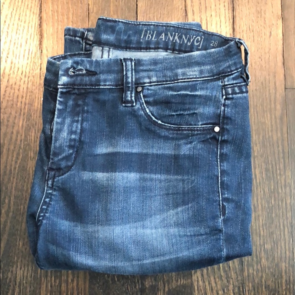 Blank NYC blue jeans